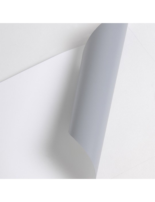 POP310ECOS - Film Opaque Blanc/Gris Satin